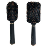 FOLELLO Combo Pack of Stylish Hair Brushes for Men & Women & Hair Detangling Comb | Perfect Brush for Detangling, Smoothening with Flexible Bristles | Lightweight & Easy to Clean (Set of 2)
