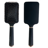 FOLELLO Combo Pack of Stylish Hair Brushes for Men & Women & Hair Detangling Comb | Perfect Brush for Detangling, Smoothening with Flexible Bristles | Lightweight & Easy to Clean (Set of 2)