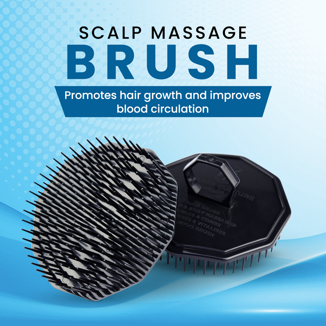 Scalp Massage Brush/Shampoo brush for Salon and Home Use, Scalp Massager for Hair Growth, Head Massager Improves circulation, Hair Detangler