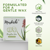 Brazilian Aloe Vera Hard Wax for Face, Body, Bikini Line, Underarms | Sensitive Skin | Peel Off Wax | Easy To Use, Women | Hot Wax for Hair Removal | Professional and Home Use (200 gram)