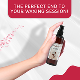 Pre Wax Lotion for All Skin Types with Tea Tree Oil & Rose Extracts | Waxing Hair Cleaning with Naural Extracts & Vitamin E for Hydration & Softening