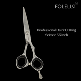 "FOLELLO Barber's Toolkit: Precision Cutting & Styling Set - Japan Steel Scissors, Thinning Scissor, Neck Duster, Carbon Fiber Comb, Ceramic Brush, Aluminium Spray Bottle, Straight Edge Razor, Electric Trimmer"
