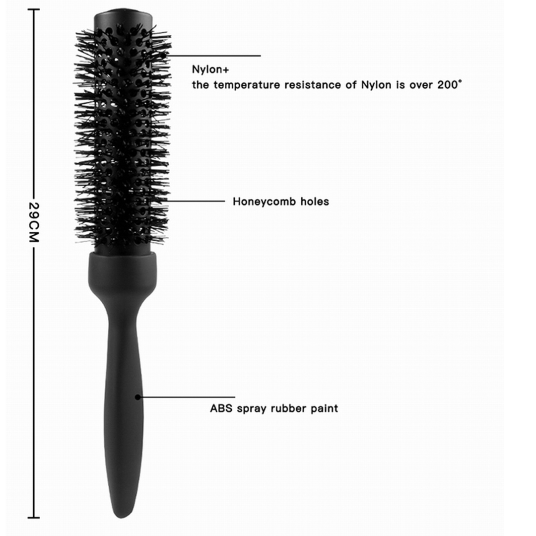 round ceramic hair brush