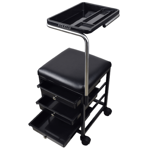 Pedicure Cart with Sitting Stool
